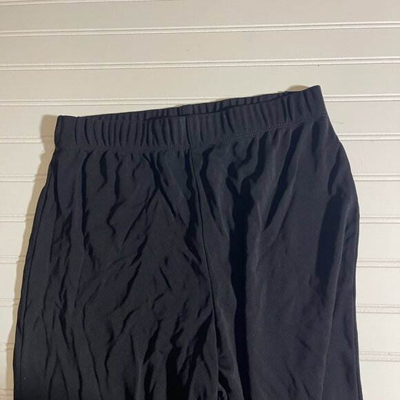 Womens Chicos Black Wide-Leg Stretch Pants Elastic Waist Comfortable Wear Size S - Picture 4 of 12